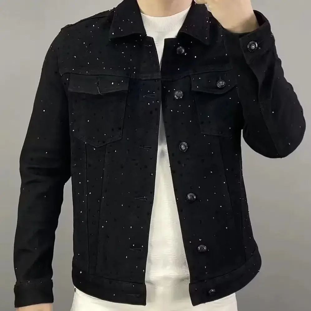 Men'S Accessories For Jeans - Jeans Coat for Men Button Casual