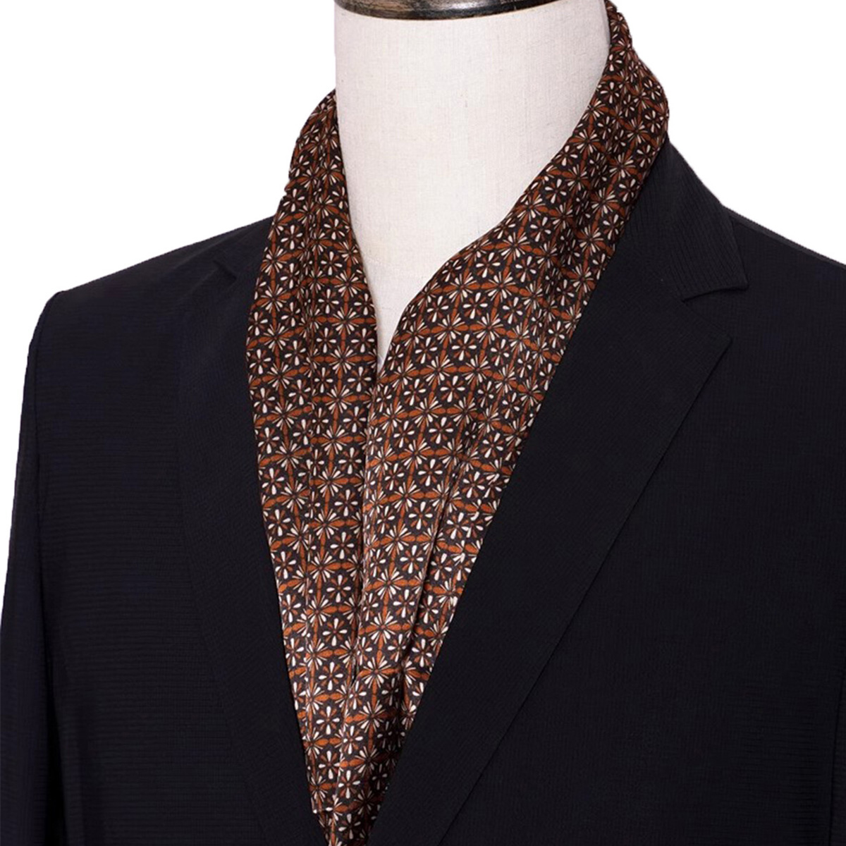 New Men's Stripe Silk Scarf Ho - Men'S Accessories Premium 评论和价格