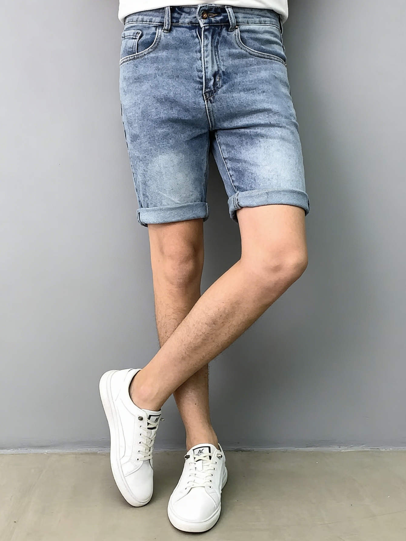 Men Classic Stretch Blue Denim - Men'S Accessories For Jeans 评论和价格
