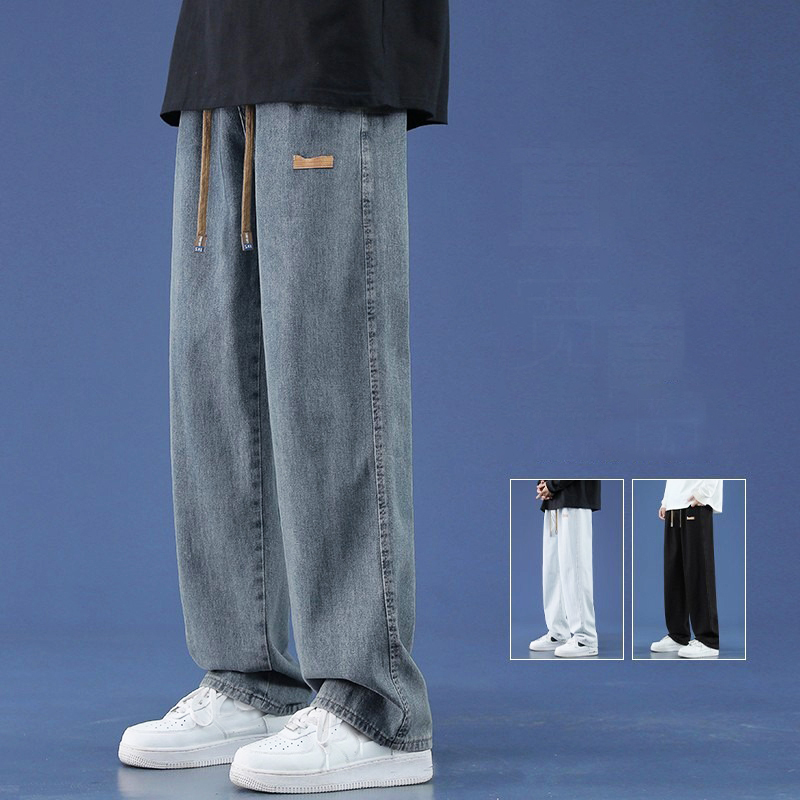 Summer Thin Men's Baggy Jeans  - Men'S Accessories For Jeans 评论和价格