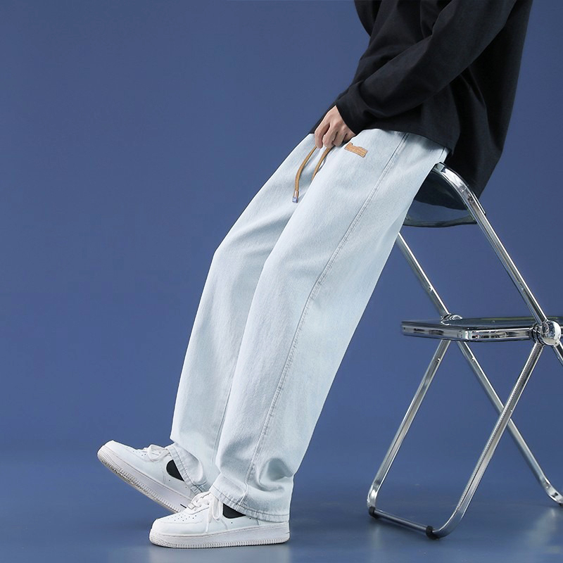 Summer Thin Men's Baggy Jeans  - Men'S Accessories For Jeans 评论和价格