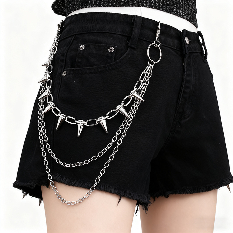 Unisex Hip Hop Punk Rock Metal - Men'S Accessories For Jeans 评论和价格