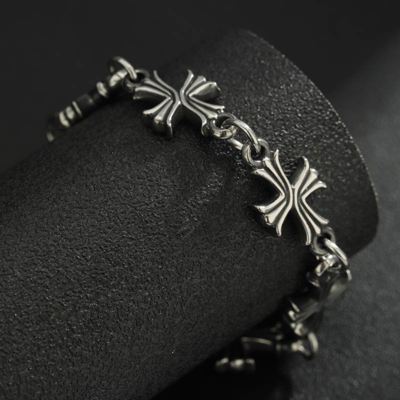 Punk Chain With Cross Necklace - Men'S Accessories Premium 评论和价格