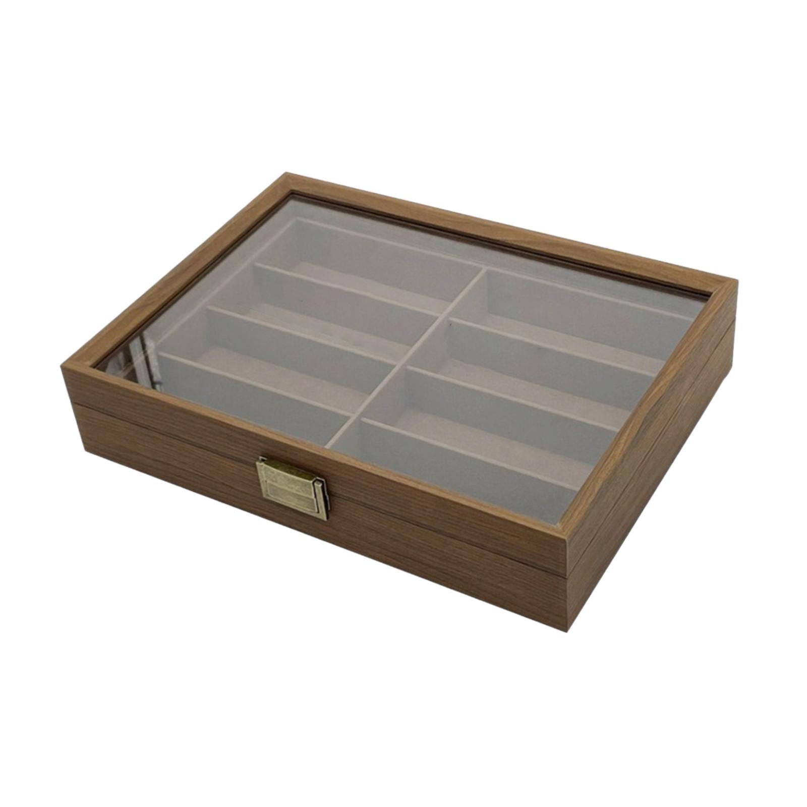 Wooden Sunglasses Organizer Bo - Men Accessories Drawing 评论和价格