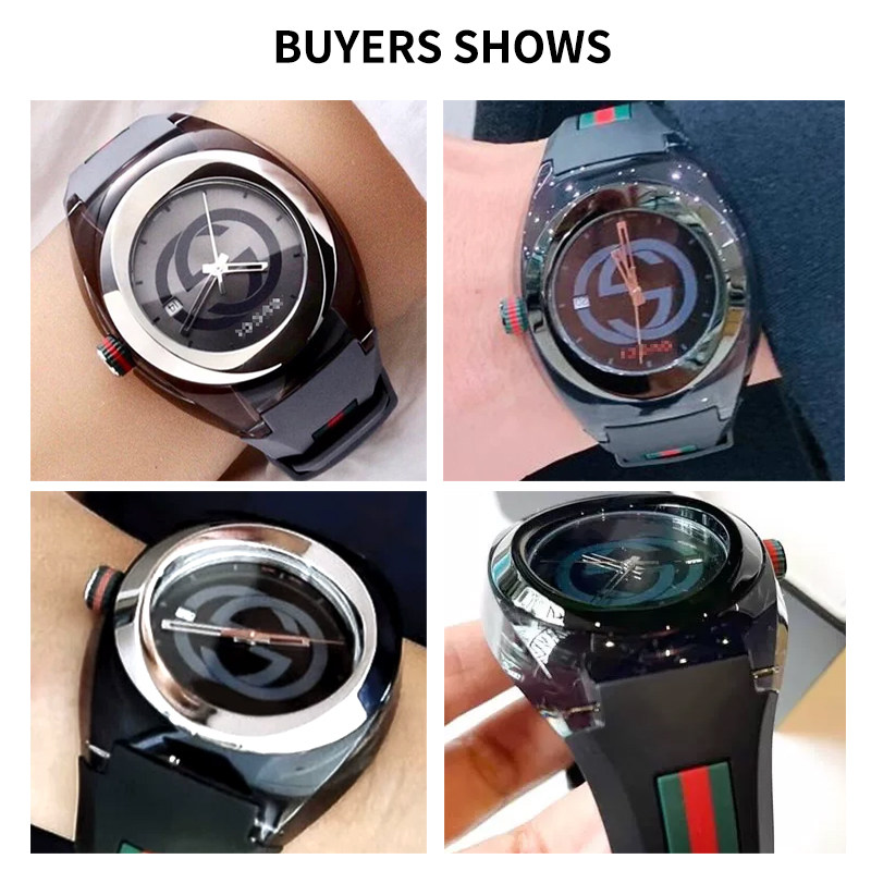 For Gucci YA137/YA137107A Rubb - Men'S Accessories Gucci 评论和价格