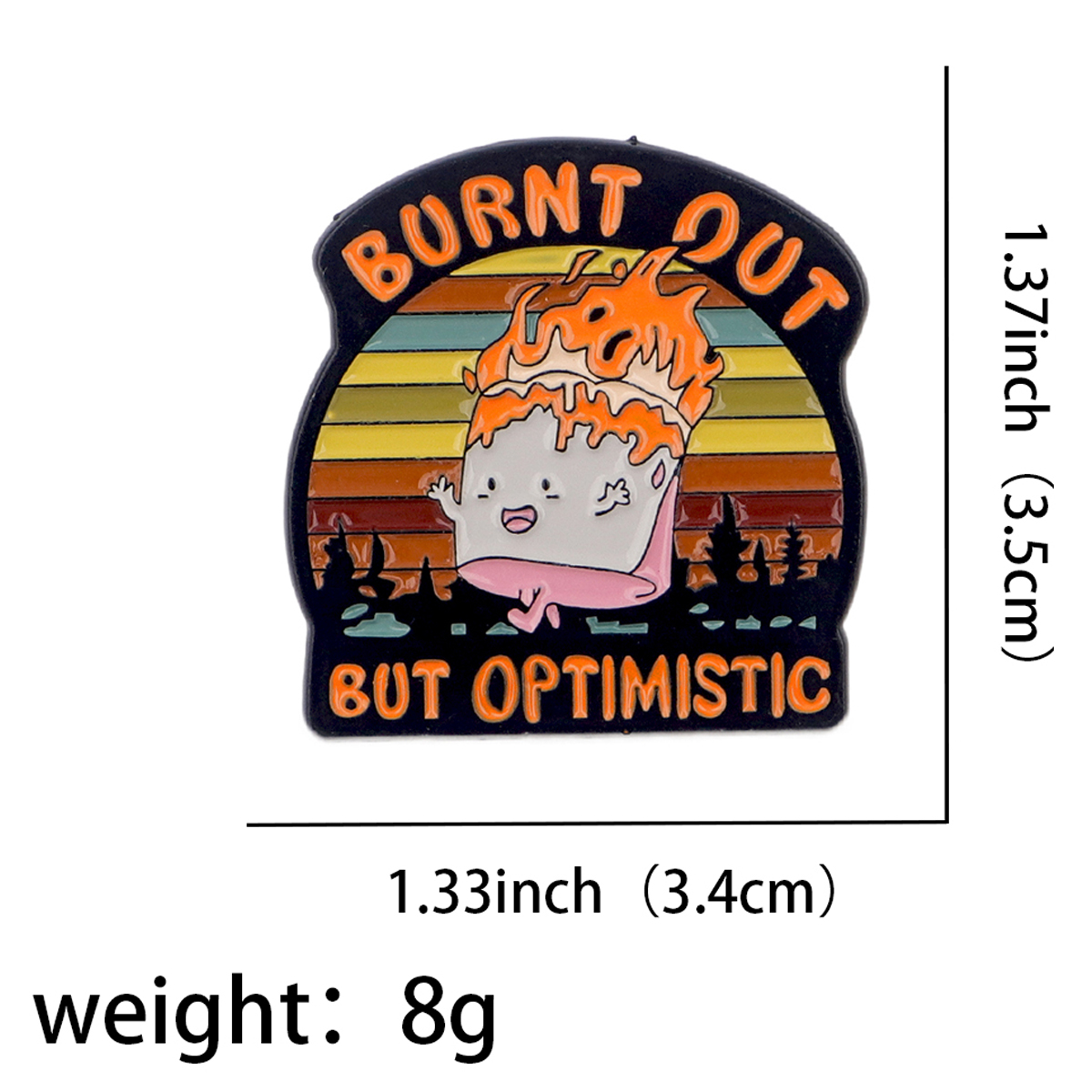 Fire Badges Enamel Pin Brooche - Men'S Accessories And Jewelry 评论和价格