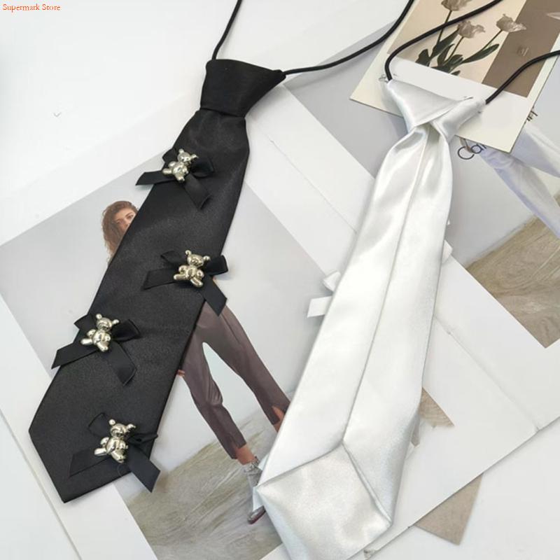 Q5WE Elegant Black Necktie Pre - Men'S Accessories Premium 评论和价格