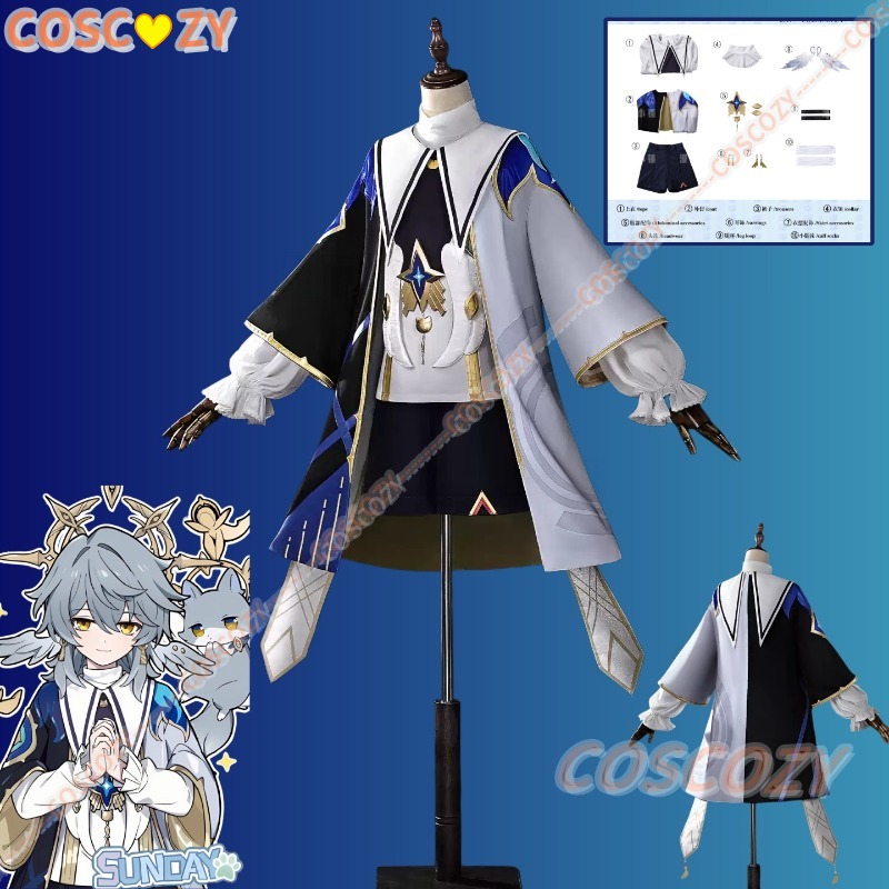 Honkai Star Rail Sunday Little - Men Accessories For Suit 评论和价格