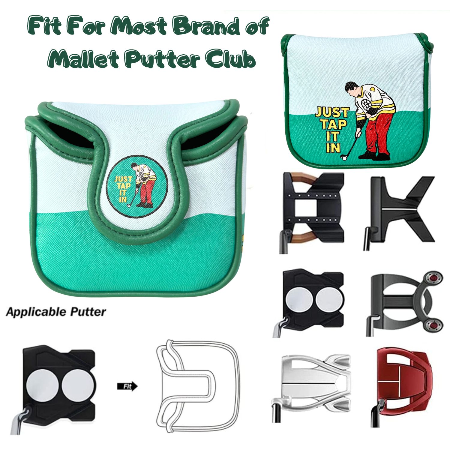 Funny PU Leather Golf Putter C - Men'S Accessories Premium 评论和价格