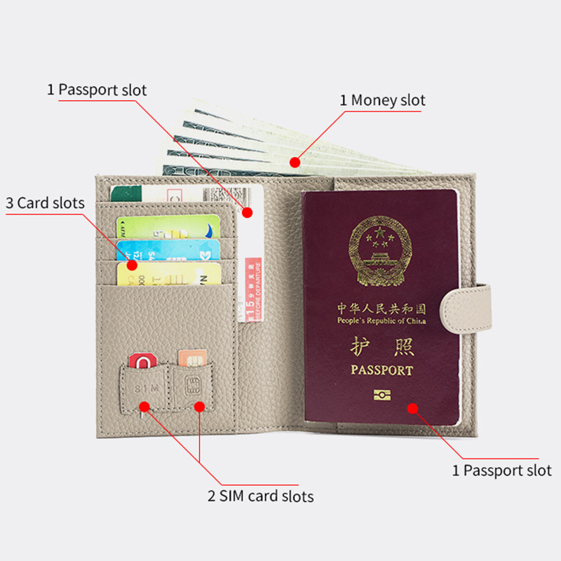 Genuine Cow Leather Passport H - Men'S Accessories Travel Bag 评论和价格