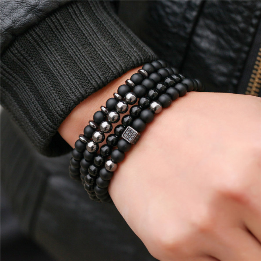 Premium Bracelet Set Men Natur - Men'S Accessories Premium 评论和价格