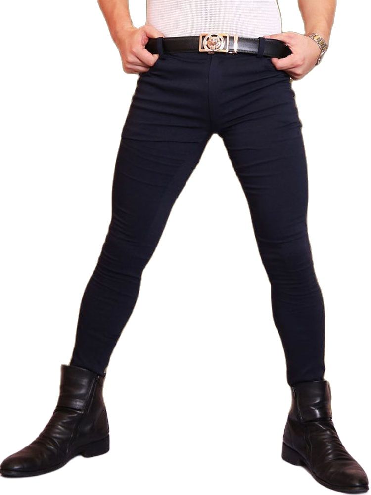 M-3XL Mens Elastic Denim Jeans - Men'S Accessories For Jeans 评论和价格