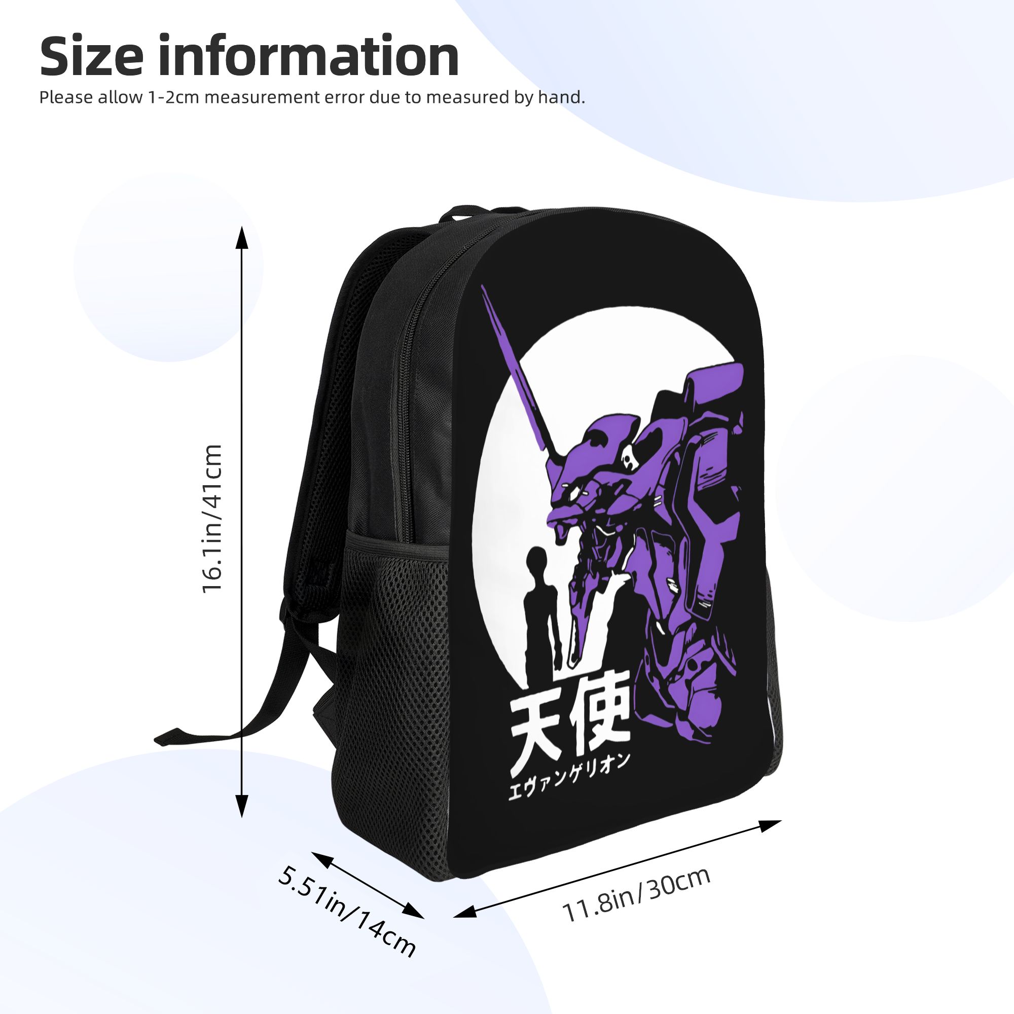 3D Print E-Evangelions Backpac - Men'S Accessories Travel Bag 评论和价格