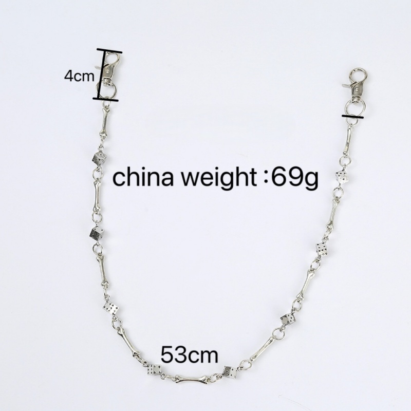 Punk Rock Hip-hop Unisex Dog B - Men'S Accessories For Jeans 评论和价格