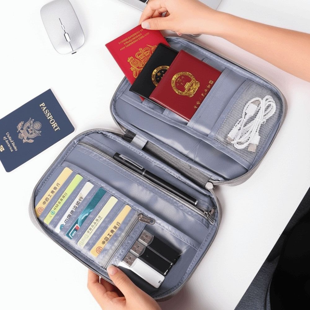 Creative Solid Color Passport  - Men'S Accessories Travel Bag 评论和价格