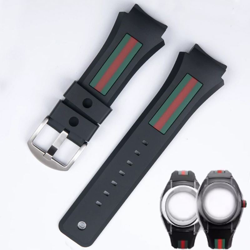 For Gucci YA137/YA137107A Rubb - Men'S Accessories Gucci 评论和价格